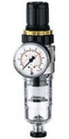 Filterregler mit PC-Behälter, inkl. Manometer