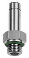 Gewinde-Stecknippel, AG zylindrisch mit O-Ring