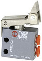 3/2-Wege-Miniaturventil, Rollenhebel