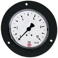 Standardmano, Frontring Stahlblech schwarz, hinten
