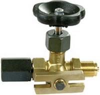 Manometer-Absperrventil, Zapfen - Spannmuffe