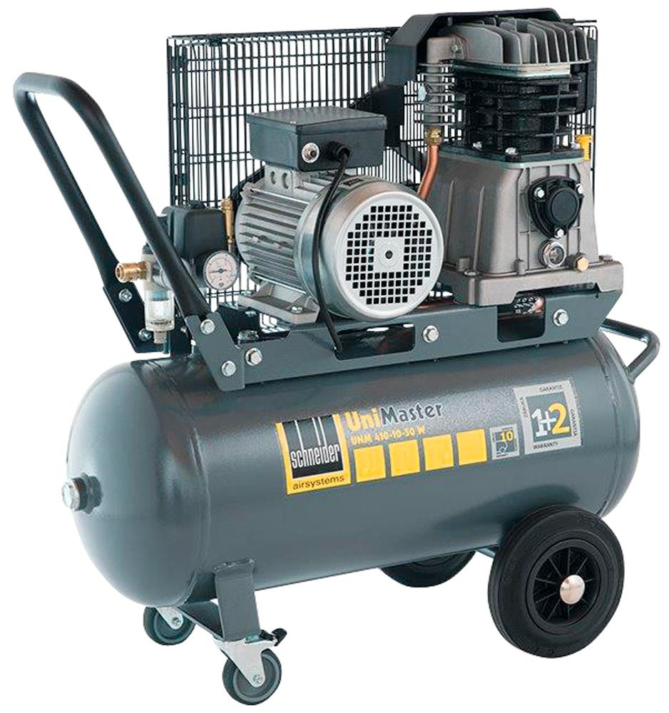 SCHNEIDER Kompressor UNM 410-10-50 W, 2,2 kW 50 l Beh. 2,2 kW(230 V) 10 bar  - albw - Online-Shop