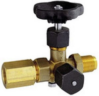 Manometer-Absperrventil, Zapfen - Spannmuffe