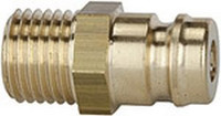 Temperier-Einstecknippel DN 9 m. Absperrventil, AG